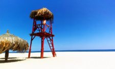 Palapa and Blue Sky at East Cape Beach San Jose del Cabo 2