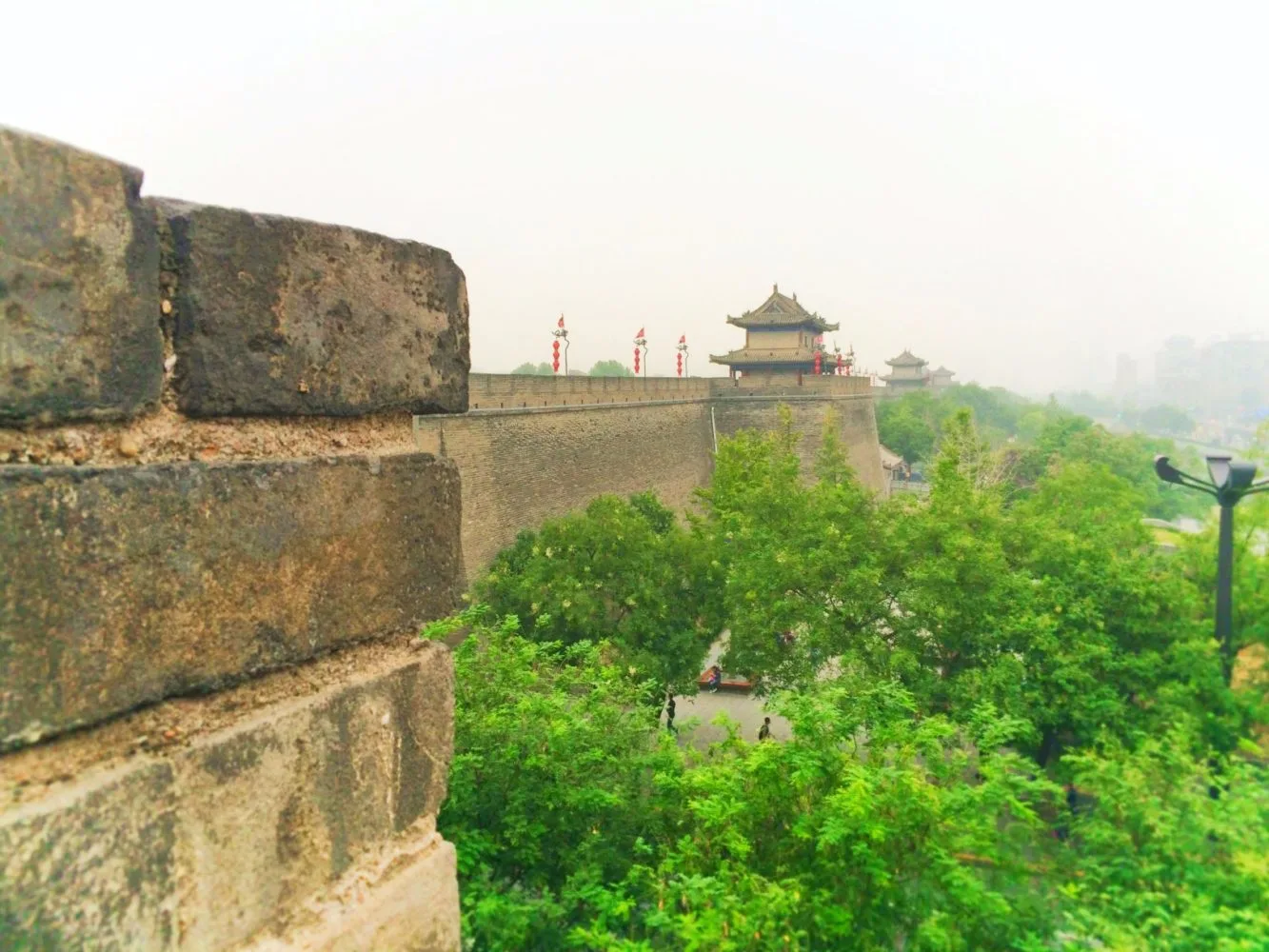 Ramparts and Towers at Xian City Wall 4