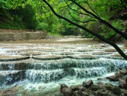 Waterfall River at Taibai Mountain National Park Shaanxi 1