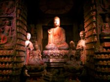 Relocated Buddhist temple in Xian Cultural History Museum