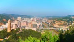 Baota Pagoda and Yanan City Shaanxi 2