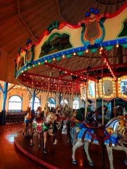 Carousel Horses at Santa Monicas ferris of wheel 2