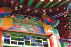 Colorful Chinese Gazebo at Baota Pagoda Yanan Shaanxi 1