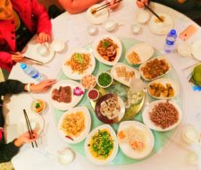 Full Chinese Lunch in Yanan Shaanxi 1