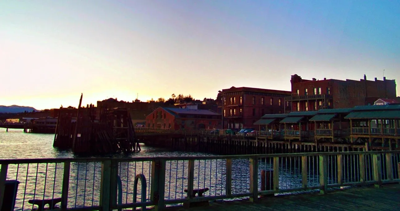 Port Townsend Waterfront at Sunset 1