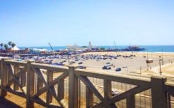 Santa Monica Pier as seen from Bluffs walk 05