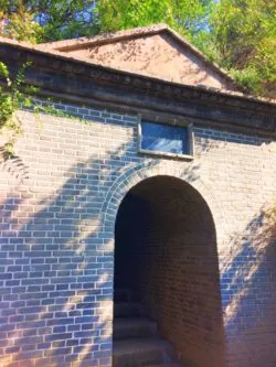 Staircase at Watchtower Drumtower at Baota Pagoda Yanan Shaanxi 1