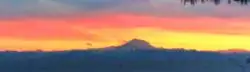 Sunrise with Mt Baker over Straight of Juan de Fuca 1