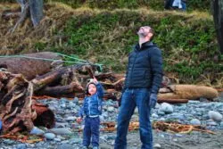 Taylor family at Dungeness Spit National Wildlife Refuge Sequim 3