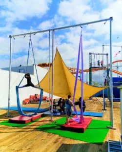 Trapeze School New York on Santa Monica Pier 2