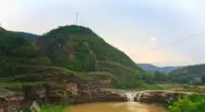 Waterfall near Yanan Shaanxi 1