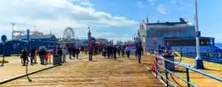 Wide Angle of Santa Monica Pier 1