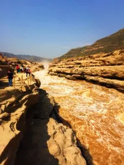 There is more to Shaanxi Province than Xi'an and the Terracotta Army. Northern Shaanxi Province is home to Hukou Falls National Park and the beautiful, historic city of Yanan. Pagodas, farmland and waterfalls await in Northern Shaanxi Province. 2traveldads.com