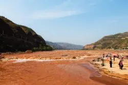 Yellow River at Hukou Falls National Park Shaanxi 1