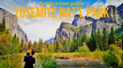 Yosemite National Park in California is a great destination for experiencing the nature of the Sierra Nevada mountains. Perfect for family travel, from camping to lodges, hiking to guided tours. 2traveldads.com