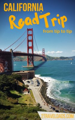 The California Coast road trip is essential to visiting the USA or west coast. From tip to tip its cities, coastal towns, and nature are unmatched. 2traveldads.com