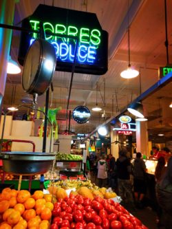 Neons in Grand Central Market Los Angeles 3