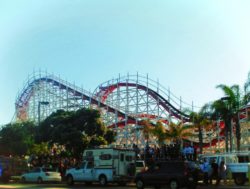 Roller coaster at Mission Beach San Diego 1