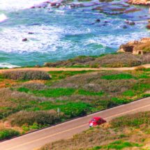 Vintage VW Bug at Cabrillo National Monument 1
