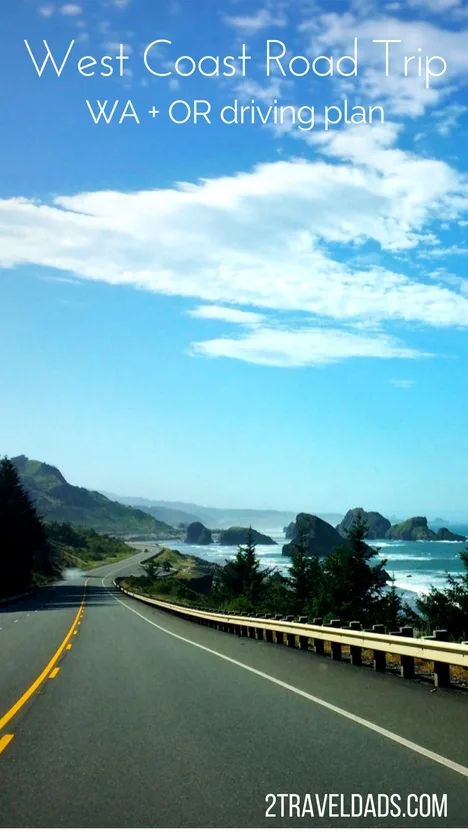A USA West Coast road trip is the dream of travelers around the world, particularly exploring Washington and Oregon. From mountains to beaches, cities to small towns, planning a trip down the coast is easy! 2traveldads.com