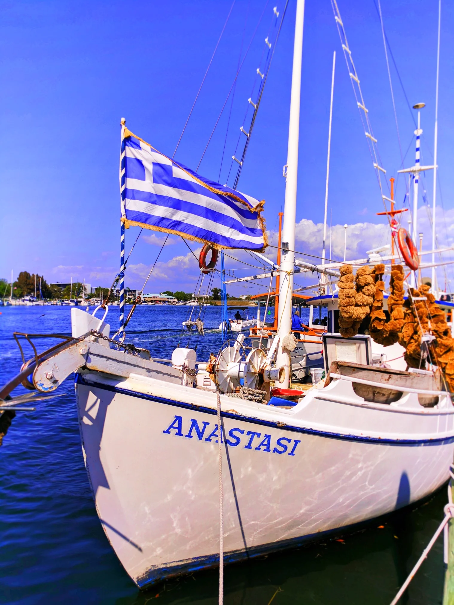 Fishing boat in Tarpon Springs Florida 3