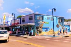 Mermaid Mural in Downtown Tarpon Springs Florida 1