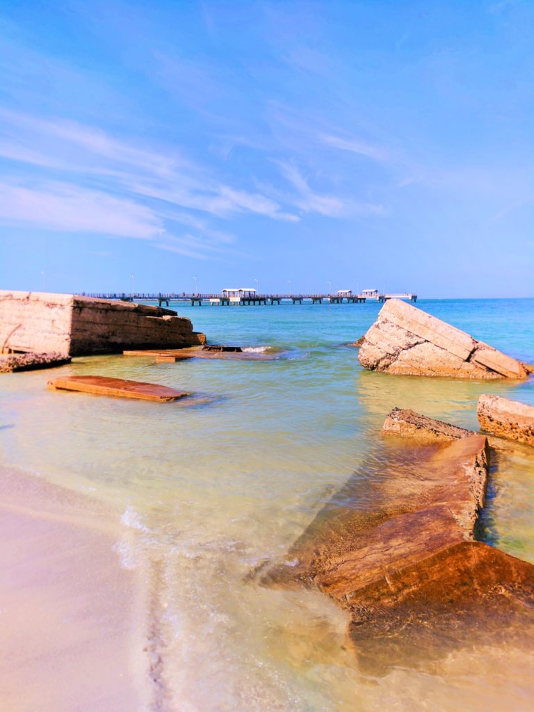 Pier at Fort De Soto Park Campground Pinellas County Florida 1
