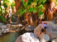 Rob Taylor hiking at Indian Canyons at Agua Caliente Palm Springs 4