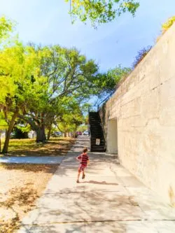 Taylor Family at Bunkers at Fort De Soto Park Campground Pinellas County Florida 1