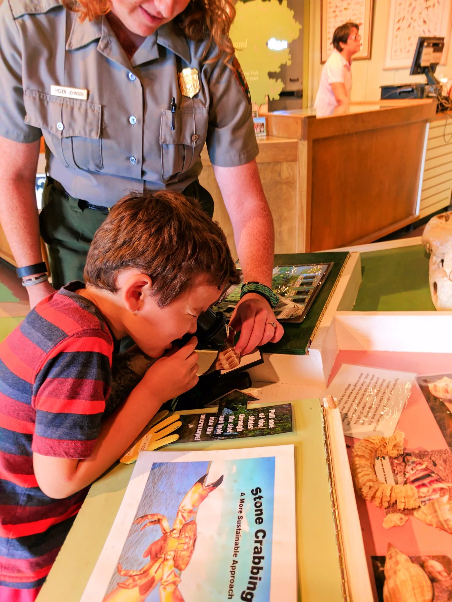 Taylor Family at Gulf Coast Everglades National Park Visitors Center 1