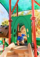 Taylor Family at Playground at Fort De Soto Park Campground Pinellas County Florida 1
