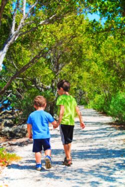 Taylor Family on Nature Trail at Biscayne National Park 1