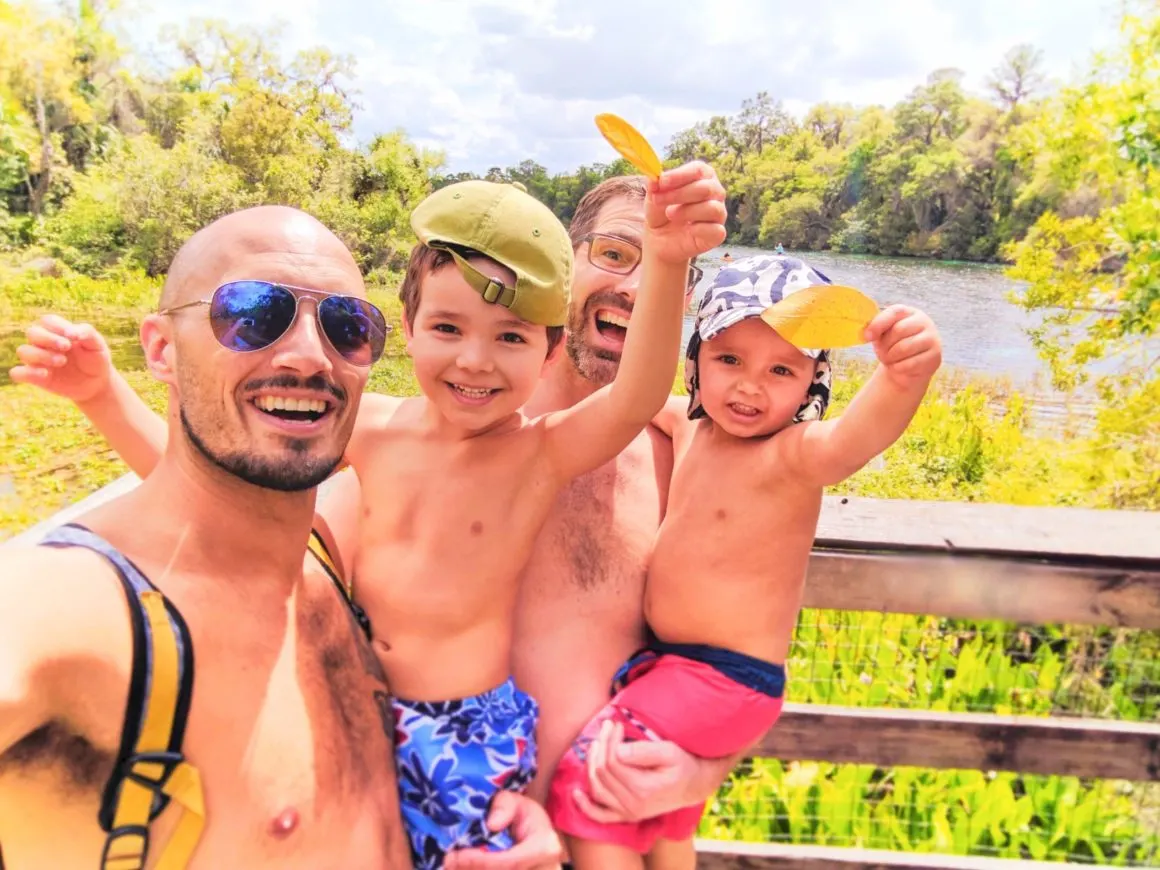 Taylor Family on Trail System at Rainbow Springs State Park 3