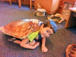 Taylor Family with turtle shell at Biscayne National Park 1