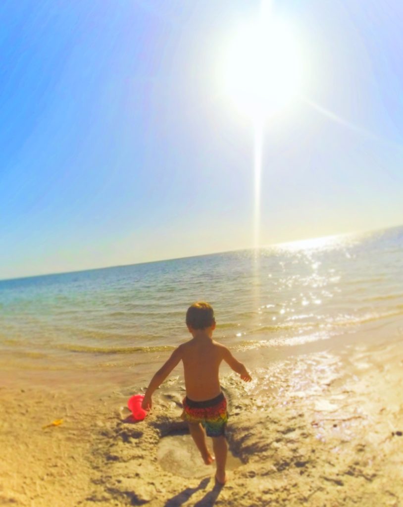 Taylor Kids playing at Fort Island Beach Crystal River Florida 1