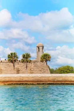 Castillo de San Marcos from Matanzas River during St Augustine Ecotours 1