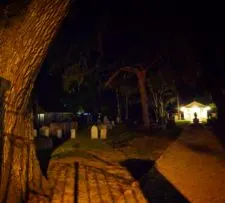 Cemetary Downtown at Twilight on St Augustine Ghost Tour 3