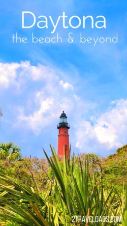 There's more to Daytona Beach than the beach itself. Family travel to Dayton includes Florida nature, the perfect lighthouse, freshwater springs and pockets of fun culture. 2traveldads.com