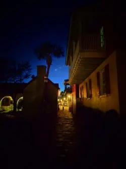 Energy Capture Downtown at Twilight on St Augustine Ghost Tour 1