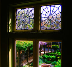Spider windows of Winchester Mystery House San Jose 1