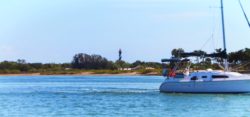 St Augustine Lighthouse from Matanzas River during St Augustine Ecotours 1