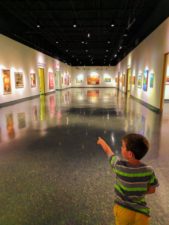 Taylor Family in Art Museum at Daytona Beach MOAS 2