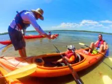 Taylor family kayaking Ripple Effect Ecotours at GTM Reserve St Augustine 1