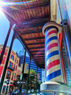 Barber Shop swirl Historic District Downton Mobile Alabama RSA Tower 1