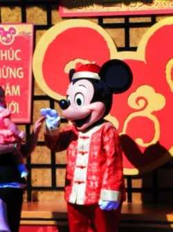 Chinese New Year Mickey Mouse Disneyland 1