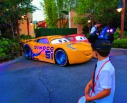 Cruise Ramirez and Lightningh McQueen backstage at Cars 3 Premiere After Party 2017 1