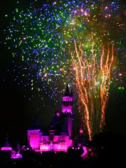 Fireworks Display at Sleeping Beauty Castle Disneyland 3