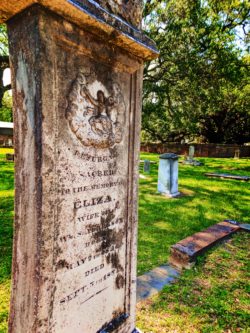 Gravestones in Historic Church Street Graveyard Mobile Alabama 5