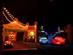 Inside Radiator Springs Racers Cars Land Disneys California Adventure 1