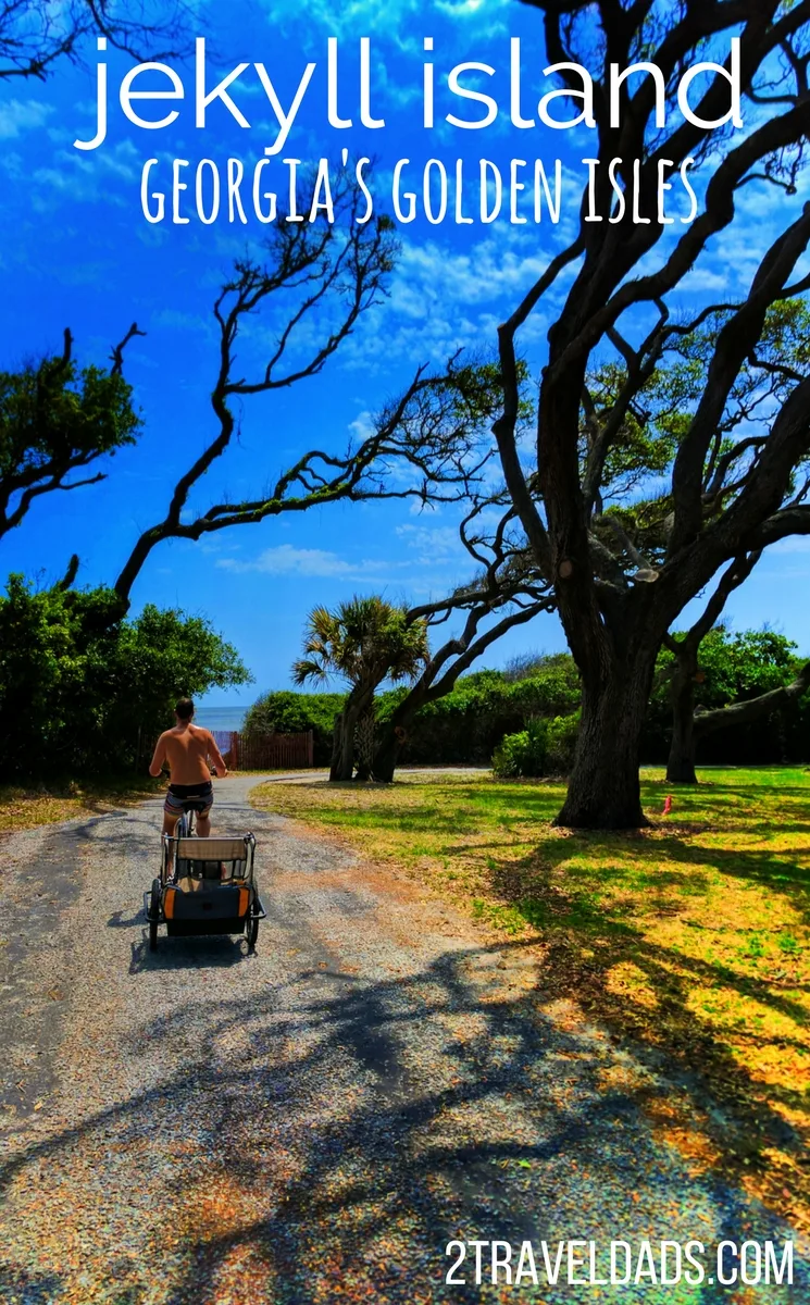 Jekyll Island in Georgia's Golden Isles is the place for every kind of relaxation under the sun. Beaches, biking, and history make Jekyll Island a perfect coastal getaway. 2traveldads.com